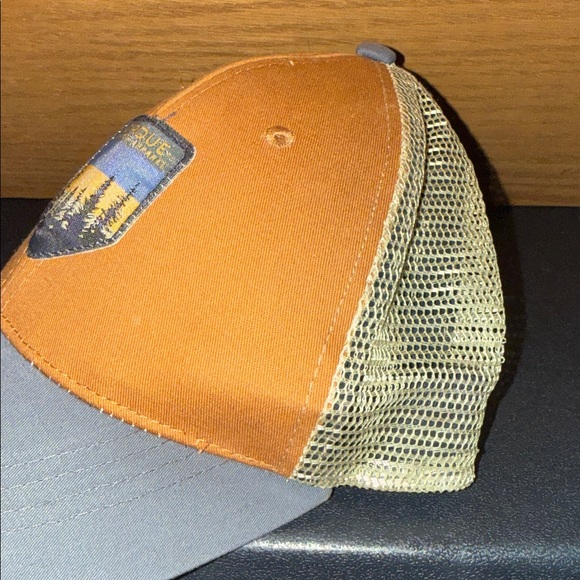 Orange and Gray Cirque Mountain Apparel Cap - Picture 7 of 7